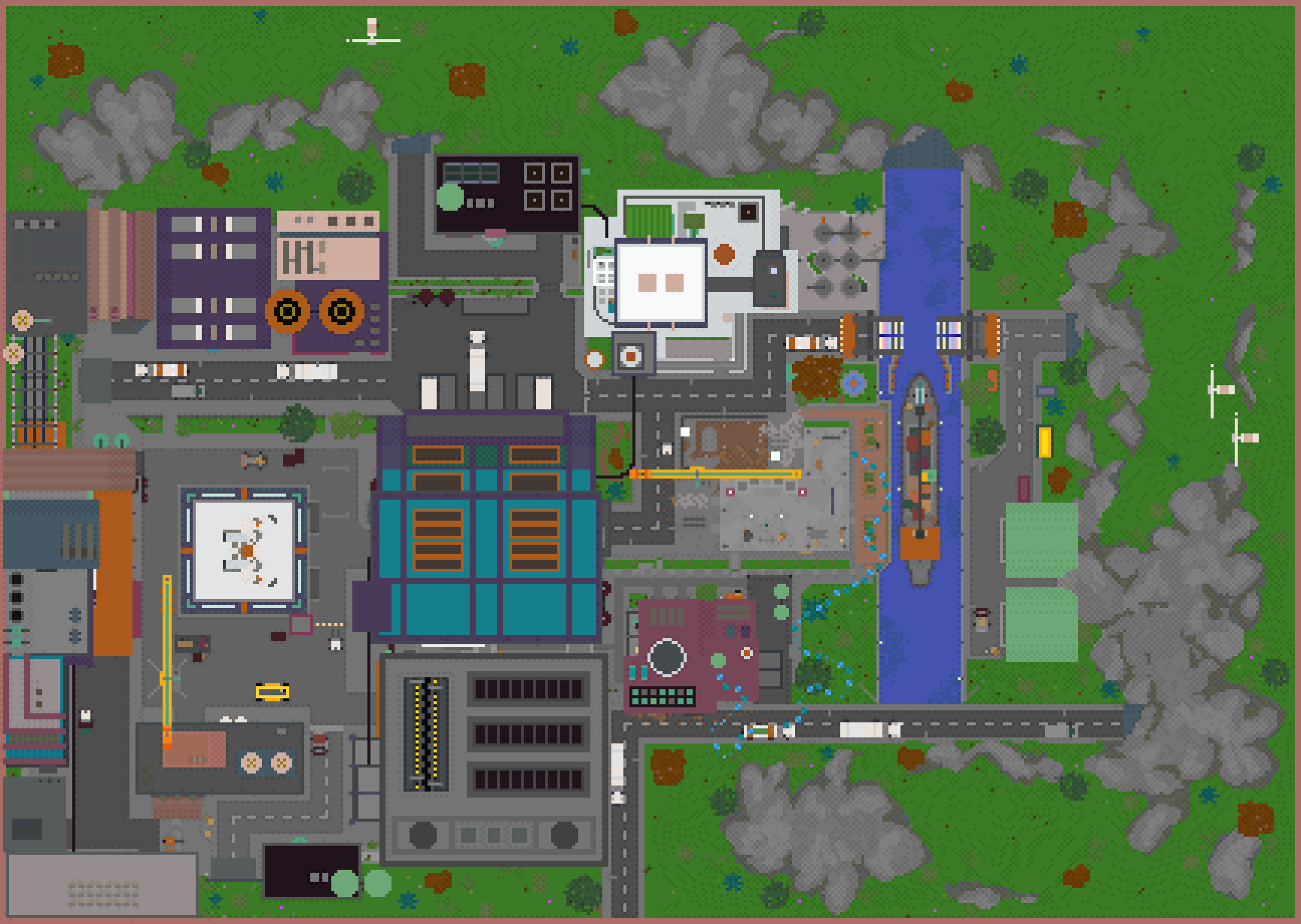 hub map